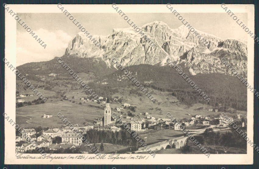 Belluno Cortina Panorama cartolina BB9102 – fronte