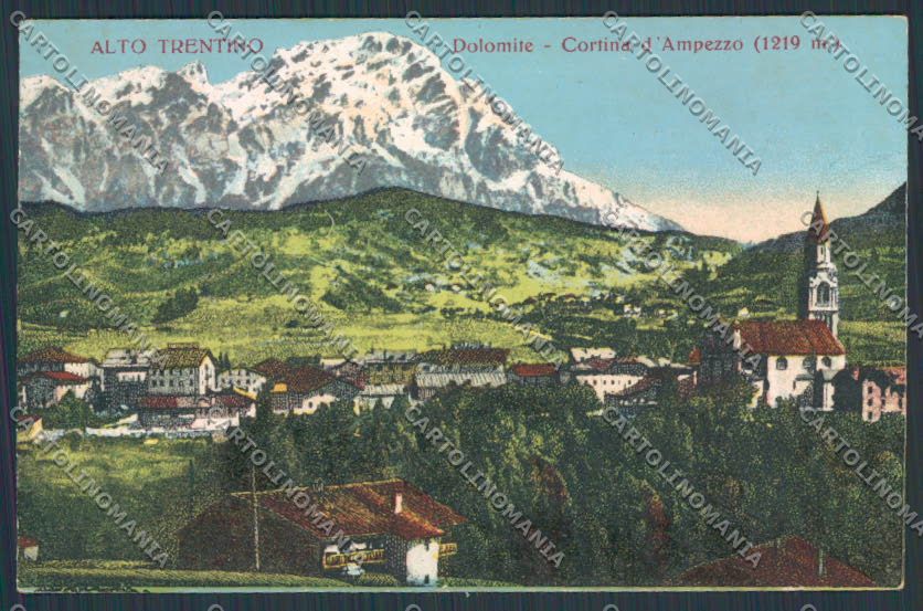 Belluno Cortina Panorama cartolina BB9104 – fronte