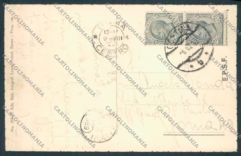 Belluno Cortina Panorama PIEGHE cartolina BB9107 – retro
