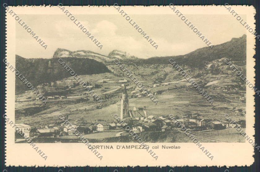 Belluno Cortina Panorama cartolina BB9113 – fronte