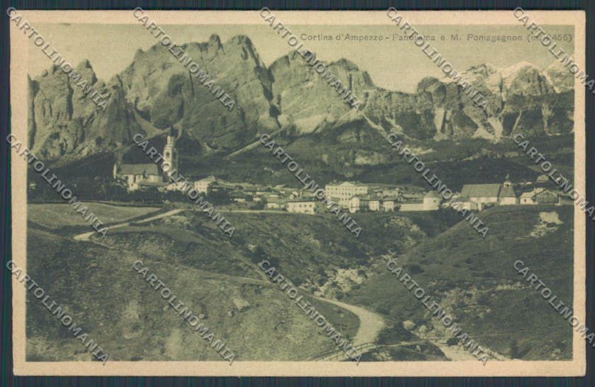 Belluno Cortina Panorama cartolina BB9116 – fronte