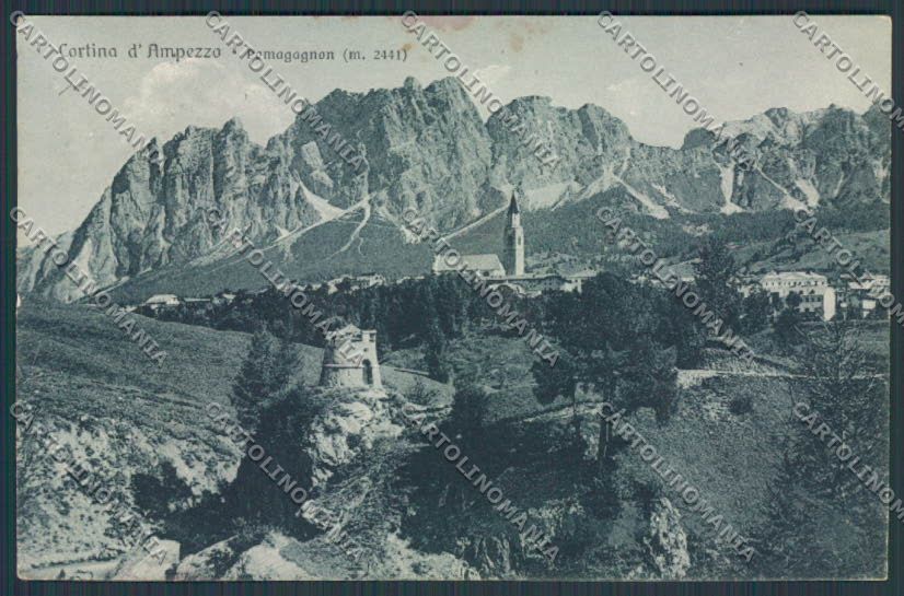 Belluno Cortina Panorama cartolina BB9123 – fronte
