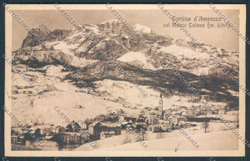 Belluno Cortina Panorama cartolina BB9131 – fronte