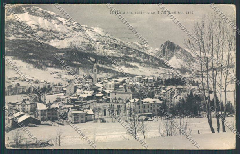 Belluno Cortina Panorama cartolina BB9133 – fronte