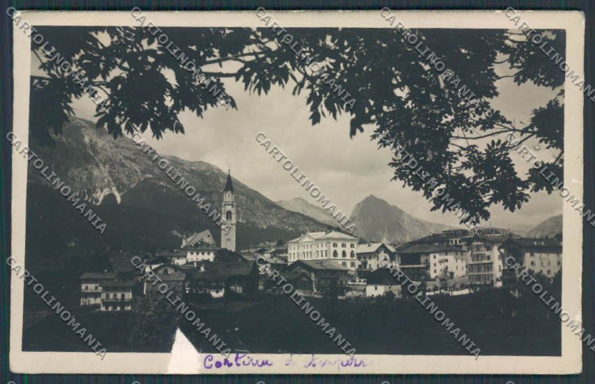 Belluno Cortina ABRASA foto cartolina BB9137 – fronte