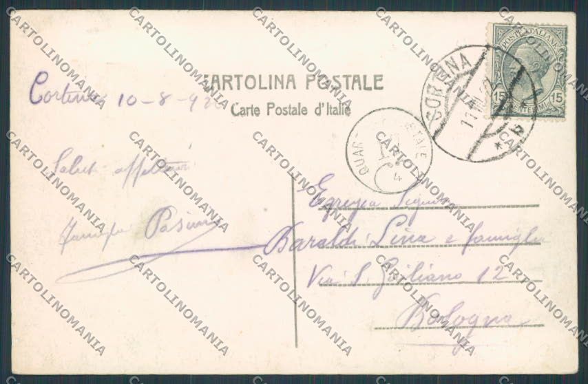 Belluno Cortina ABRASA foto cartolina BB9137 – retro