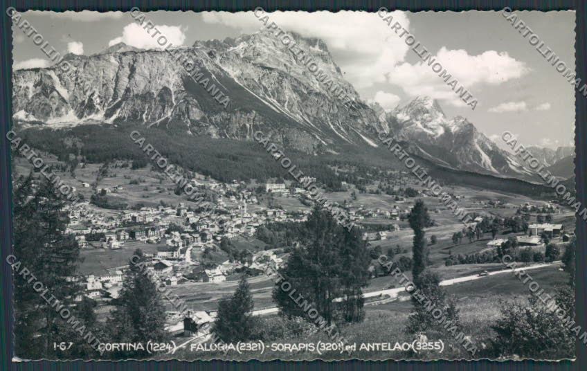 Belluno Cortina Panorama foto cartolina BB9140 – fronte