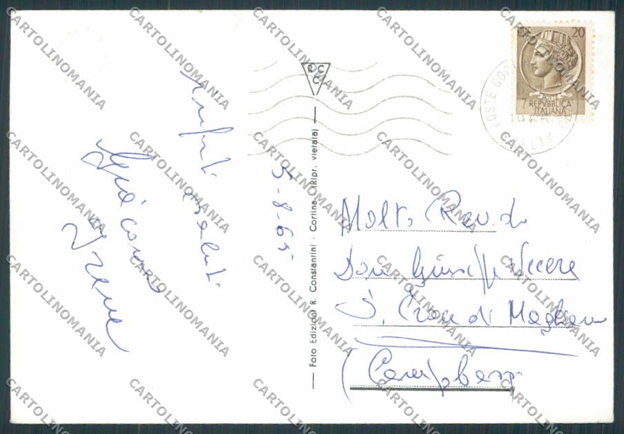 Belluno Cortina Hotel Aurora foto FG cartolina BB9152 – retro