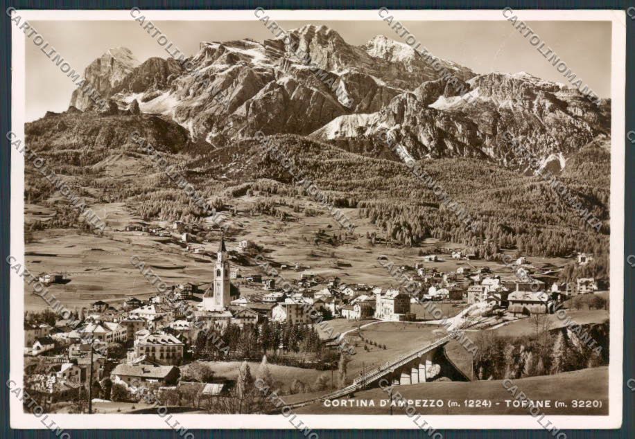 Belluno Cortina Panorama foto FG cartolina BB9153 – fronte