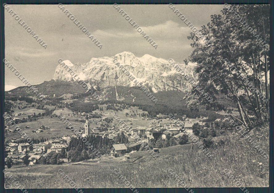 Belluno Cortina Panorama FG cartolina BB9159 – fronte