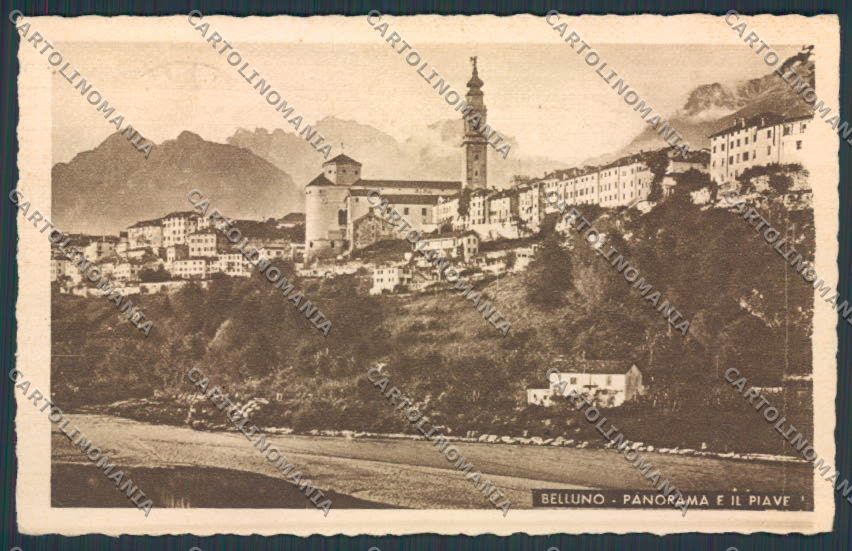 Belluno Città Panorama cartolina BB9176 – fronte
