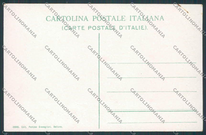 Belluno Città Torrione cartolina BB9184 – retro