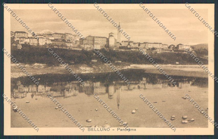 Belluno Città Panorama cartolina BB9193 – fronte