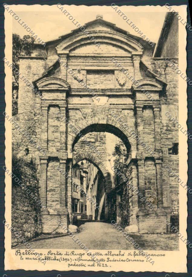Belluno Città Porta di Rugo FG cartolina BB9196 – fronte