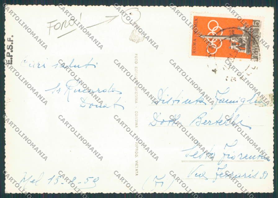 Belluno Mel FORO foto FG cartolina BB9208 – retro