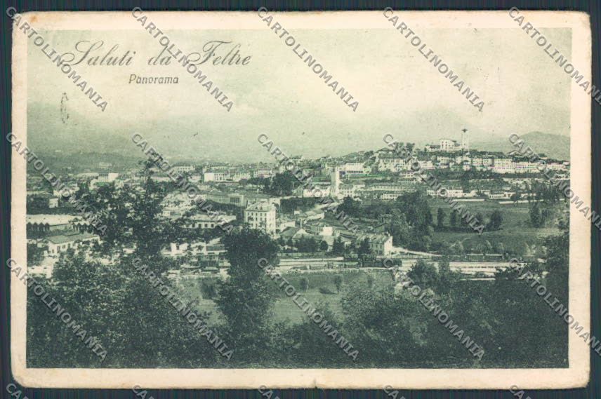 Belluno Feltre Panorama cartolina BB9210 – fronte