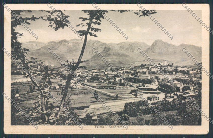 Belluno Feltre Panorama ABRASA cartolina BB9221 – fronte