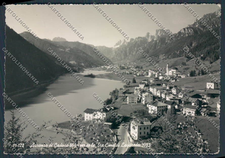 Belluno Auronzo Panorama foto FG cartolina BB9243 – fronte