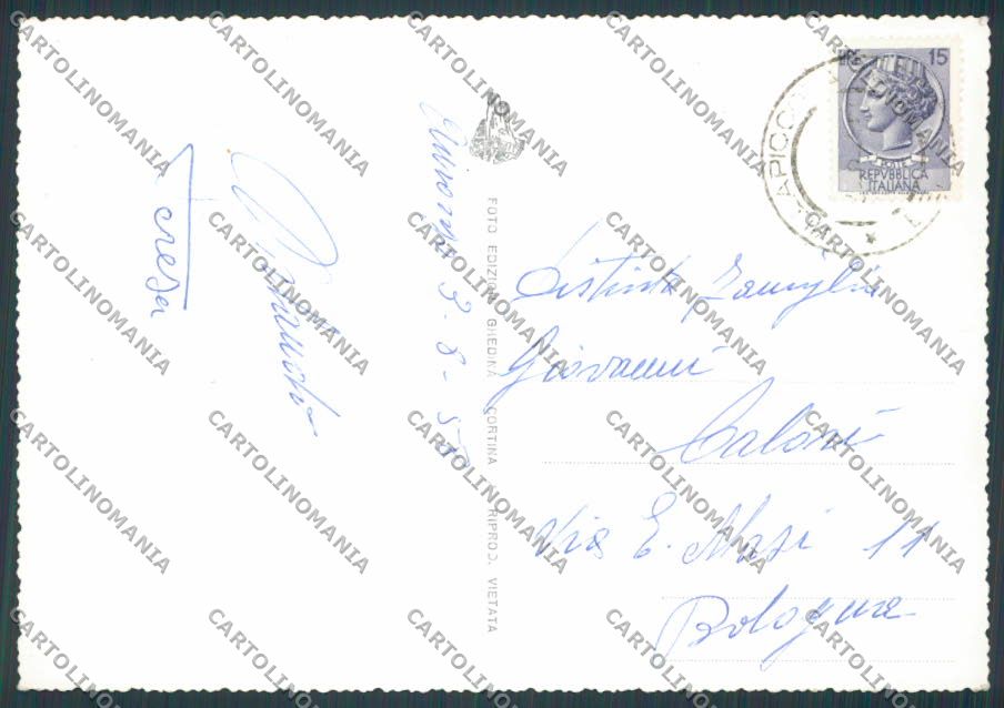 Belluno Auronzo Panorama foto FG cartolina BB9245 – retro
