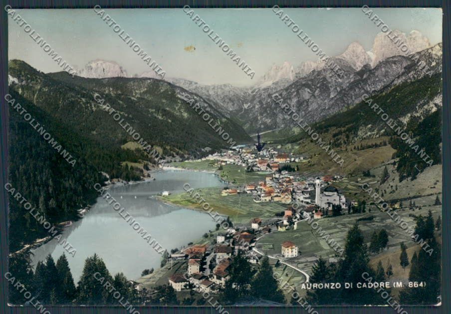 Belluno Auronzo Panorama foto FG cartolina BB9248 – fronte