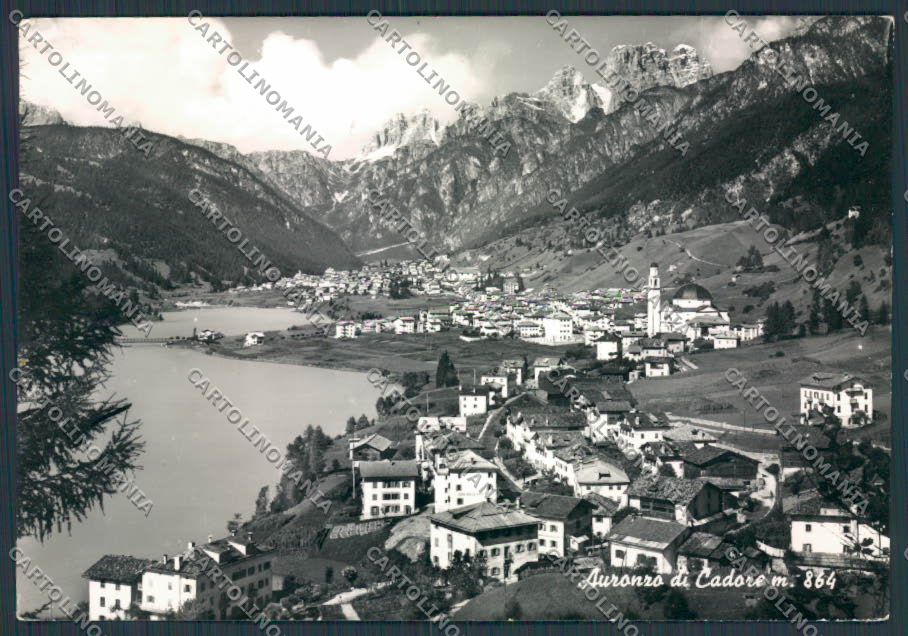 Belluno Auronzo Panorama foto FG cartolina BB9249 – fronte