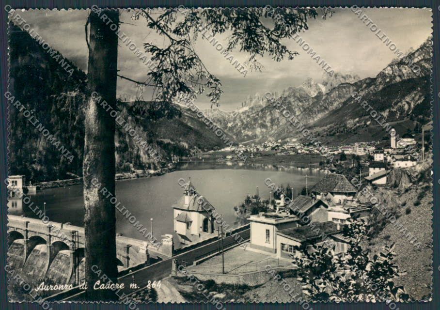 Belluno Auronzo Panorama foto FG cartolina BB9251 – fronte