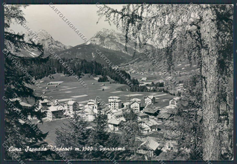 Belluno Sappada Cima Panorama foto FG cartolina BB9262 – fronte