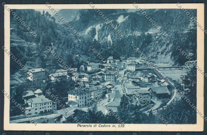 Belluno Perarolo di Cadore Panorama cartolina BB9277 – fronte