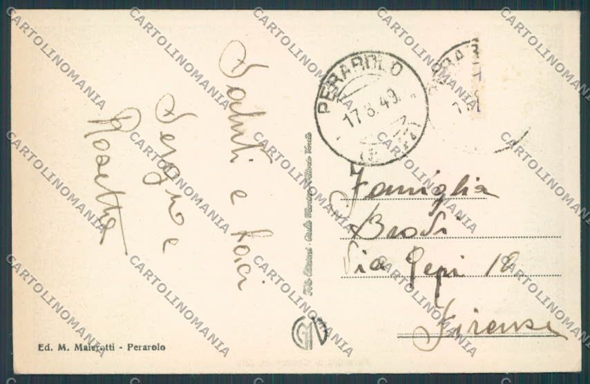 Belluno Perarolo di Cadore Panorama cartolina BB9277 – retro