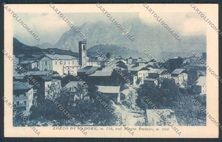 Belluno Lozzo di Cadore Panorama cartolina BB9282 – fronte