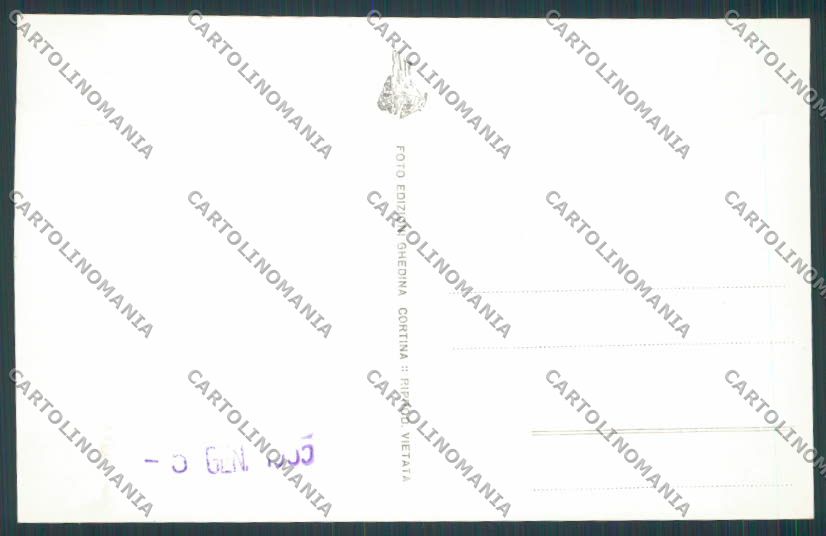 Belluno Sasso Lungo Ghedina foto cartolina BB9285 – retro