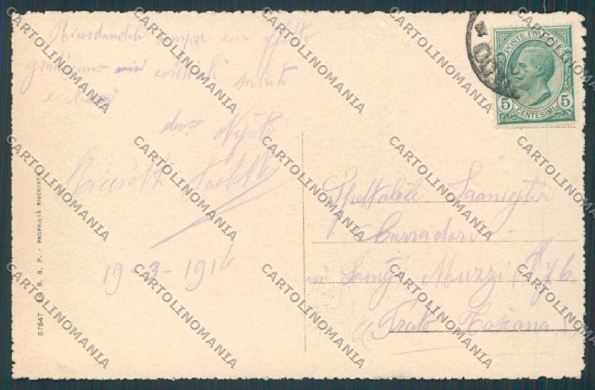 Belluno Cadore Prina cartolina BB9288 – retro