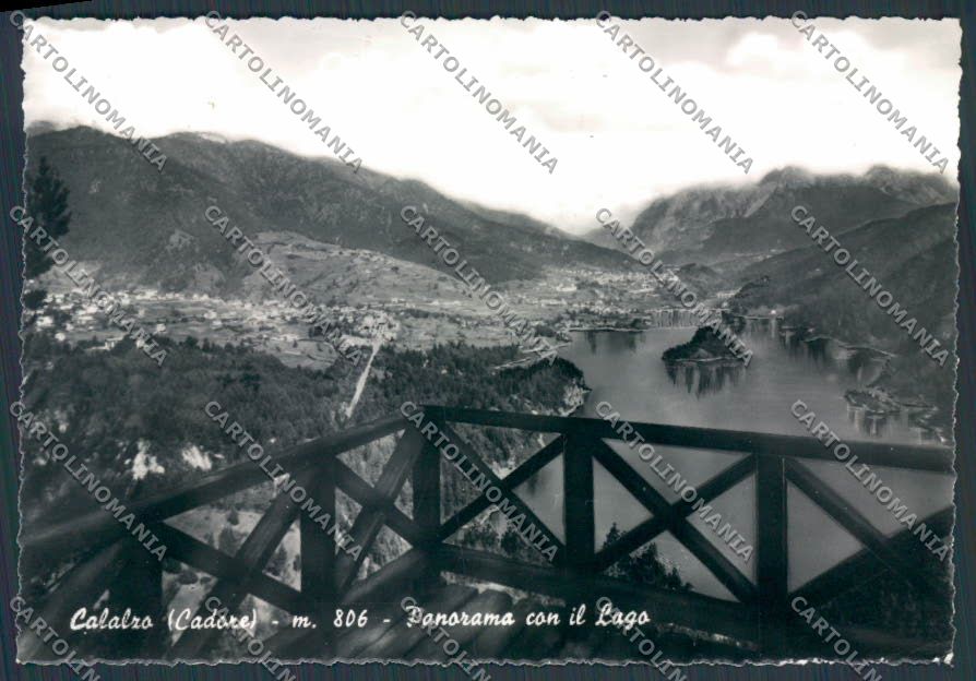 Belluno Calalzo Lago foto FG cartolina BB9297 – fronte