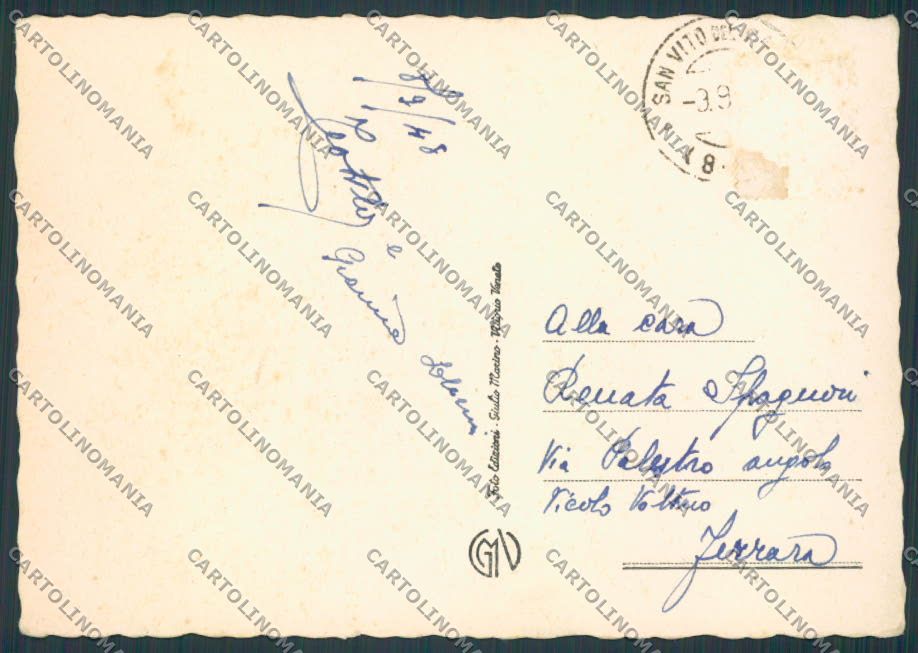Belluno San Vito di Cadore Antelao FG cartolina BB9302 – retro