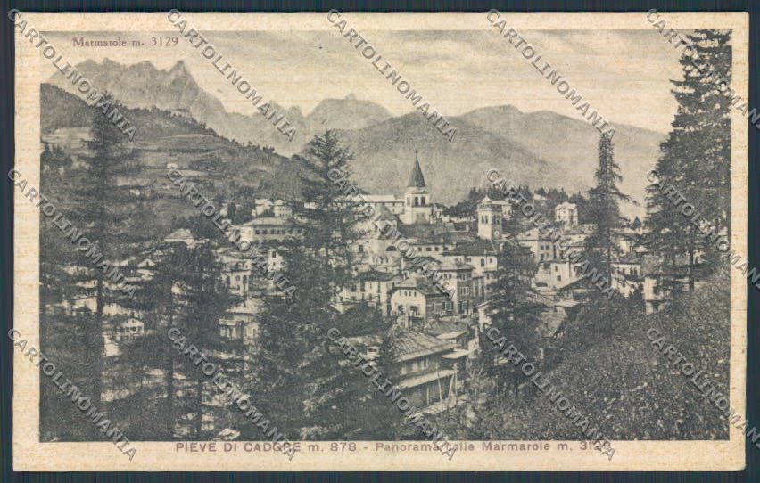 Belluno Pieve Panorama cartolina BB9313 – fronte