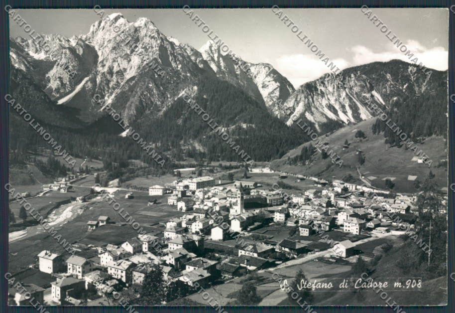 Belluno Santo Stefano di Cadore Panorama foto FG cartolina BB9319 – fronte