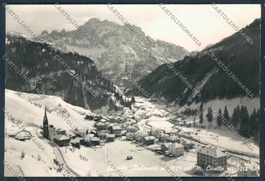 Belluno Caprile Panorama foto FG cartolina BB9341 – fronte