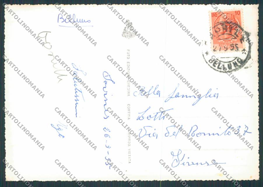 Belluno Caprile Panorama foto FG cartolina BB9342 – retro