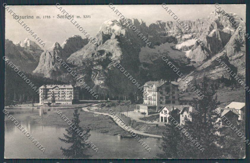 Belluno Misurina Lago di cartolina BB9354 – fronte