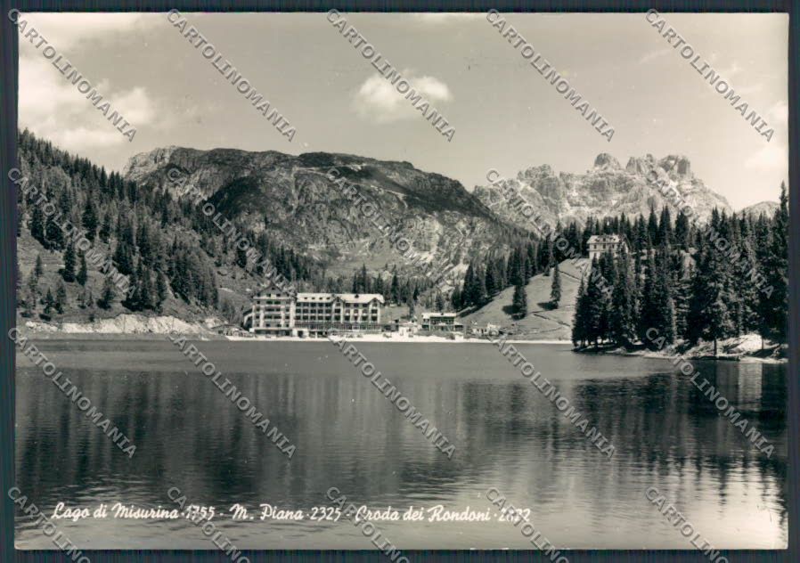 Belluno Misurina Lago di foto FG cartolina BB9355 – fronte