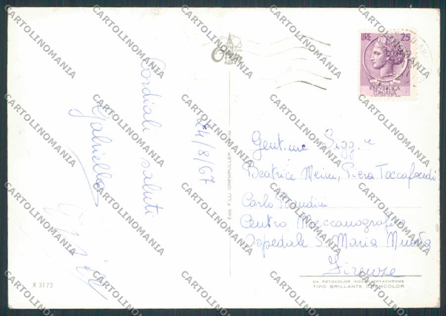 Belluno Misurina Lago di Vedutine foto FG cartolina BB9356 – retro