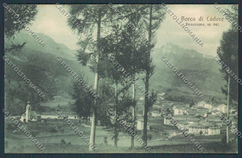 Belluno Borca di Cadore Panorama cartolina BB9359 – fronte