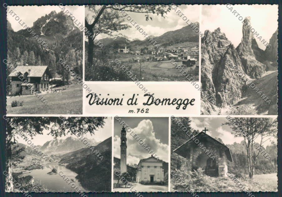 Belluno Domegge Vedutine foto FG cartolina BB9362 – fronte