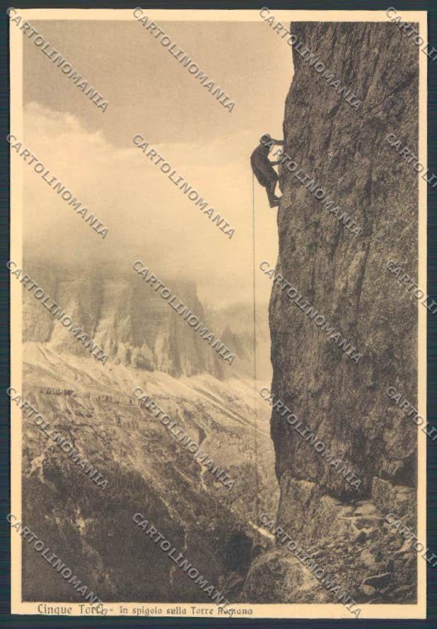 Belluno Cadore 5 Torri Alpinismo FG cartolina BB9380 – fronte