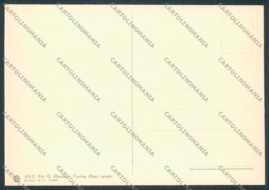 Belluno Cadore 5 Torri Alpinismo FG cartolina BB9380 – retro