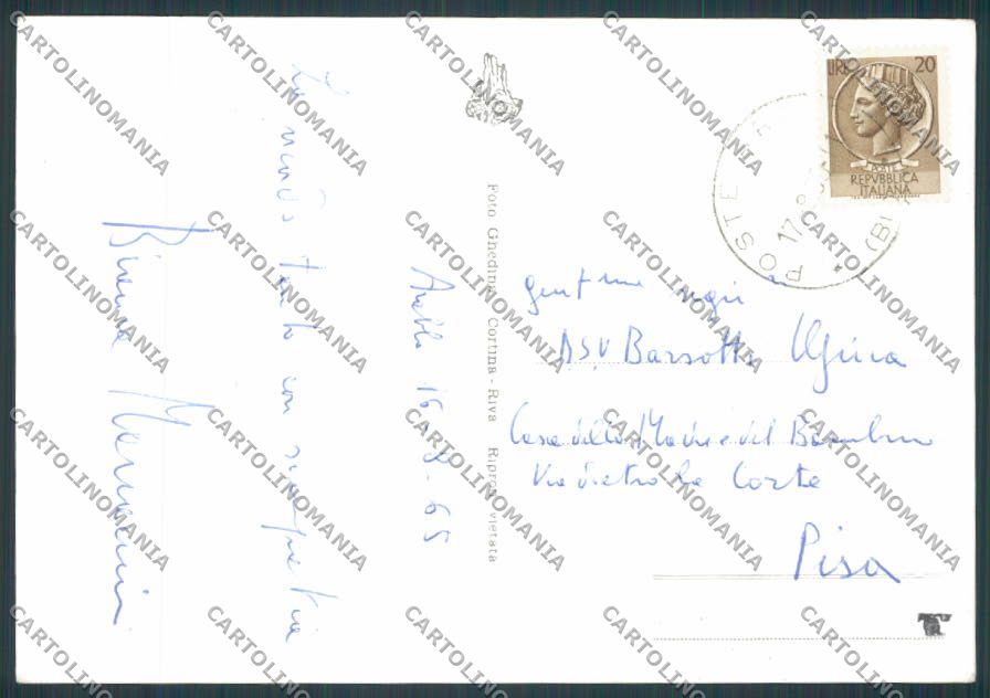 Belluno Arabba foto FG cartolina BB9399 – retro