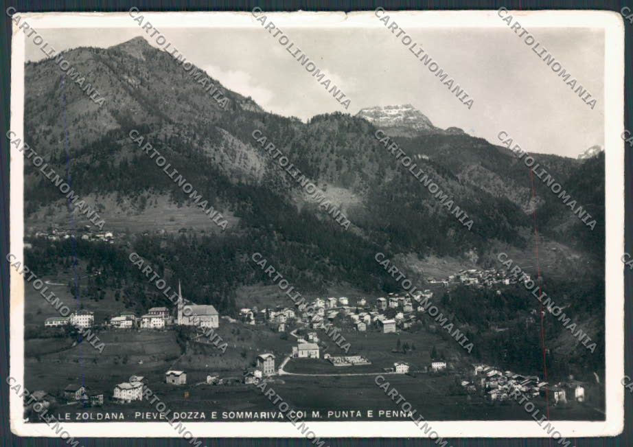 Belluno Pieve Dozza Sommariva Valle Zoldana STRAPPO foto FG cartolina BB9415 – fronte