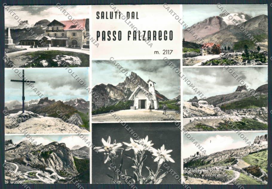 Belluno Passo Falzarego Vedutine foto FG cartolina BB9418 – fronte