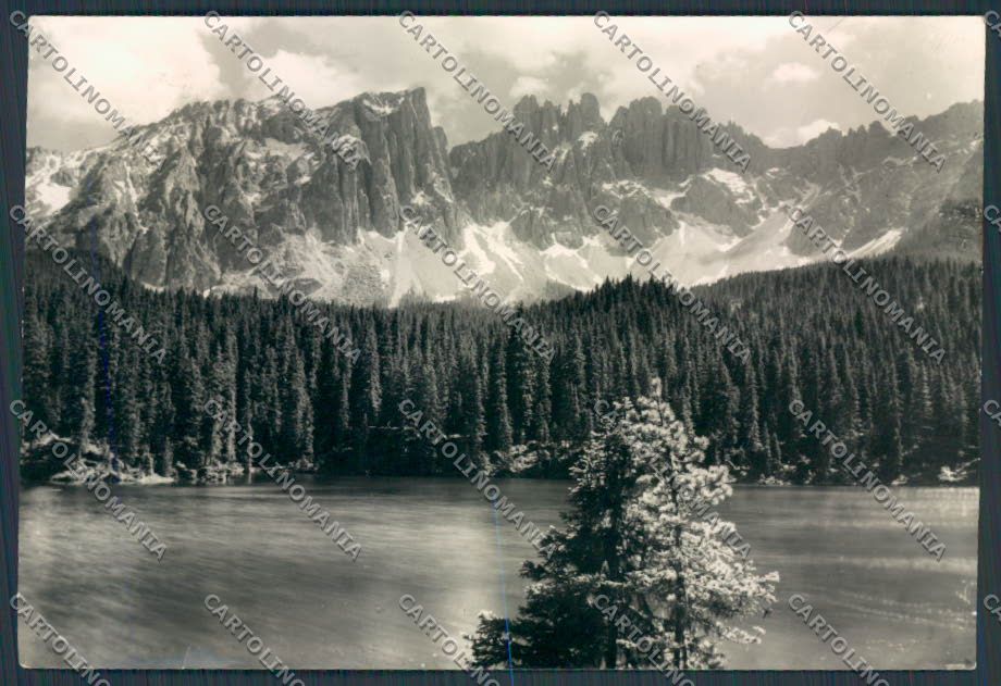 Bolzano Carezza Lago di PIEGA foto FG cartolina BB9419 – fronte