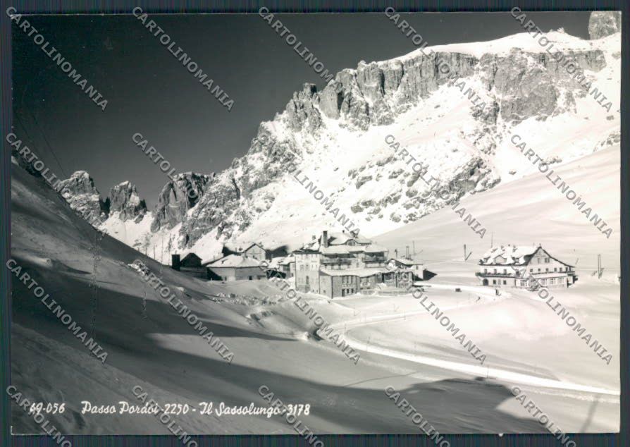 Belluno Passo Pordoi il Sassolungo foto FG cartolina BB9421 – fronte